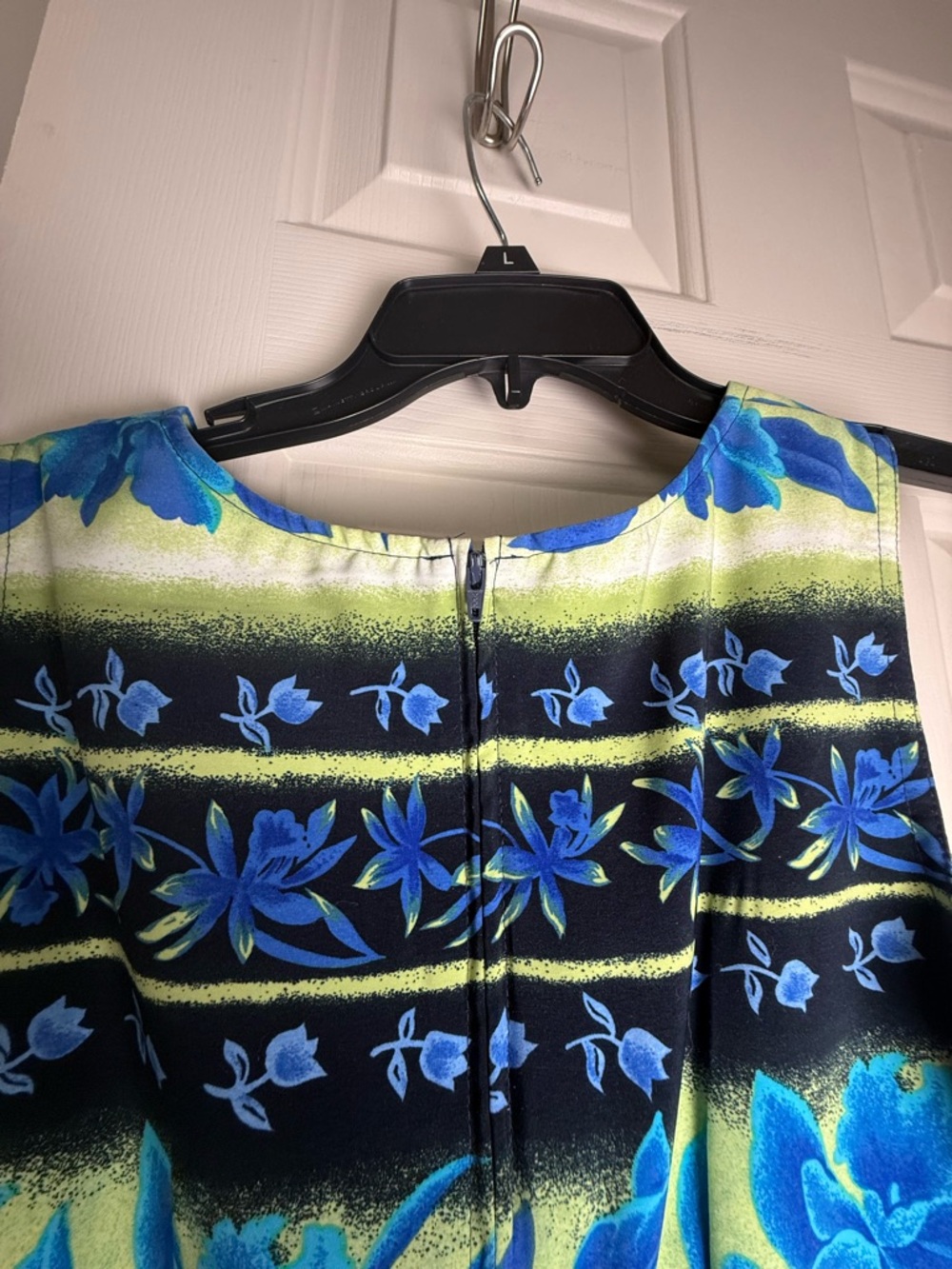 Green and Blue Floral Dress Size 6 Kathie Lee Collection - Picture 7 of 8